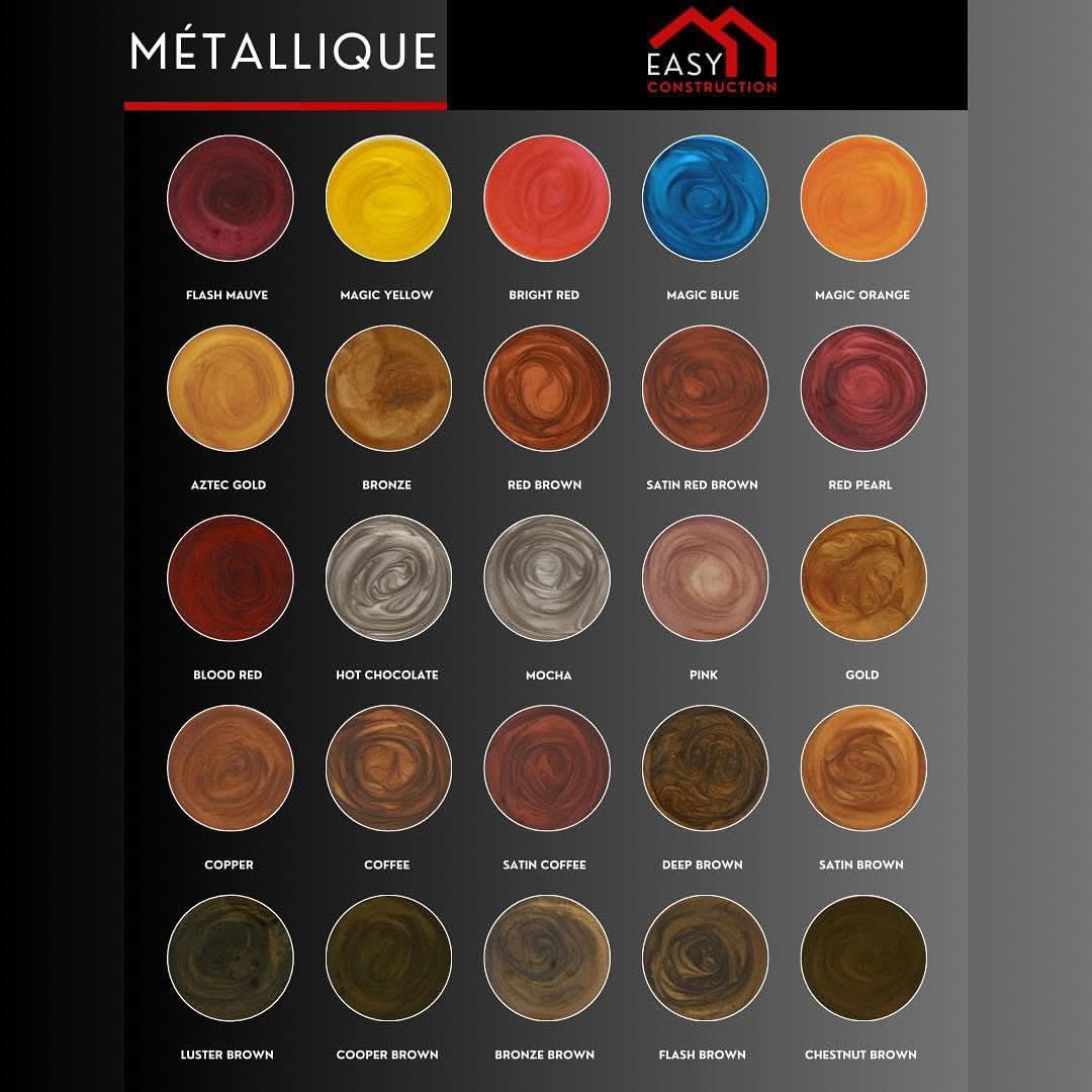 Nuancier de couleurs époxy - Option 3